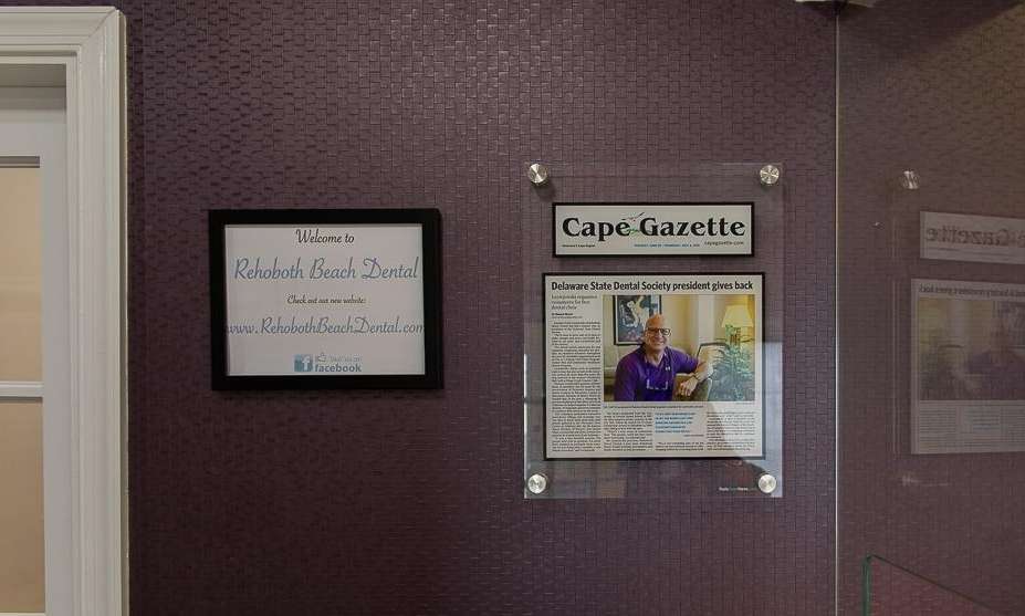 A newspaper article about Rehoboth Beach Dental
