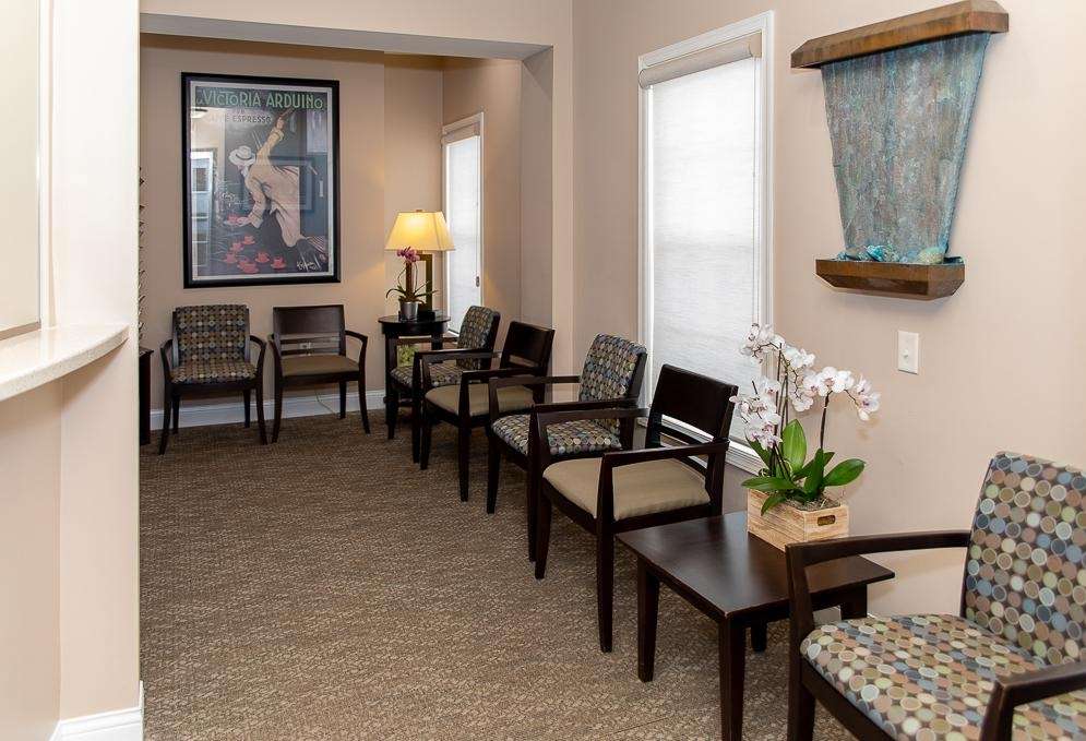 Lobby and front desk of Rehoboth Beach Dental in Delaware
